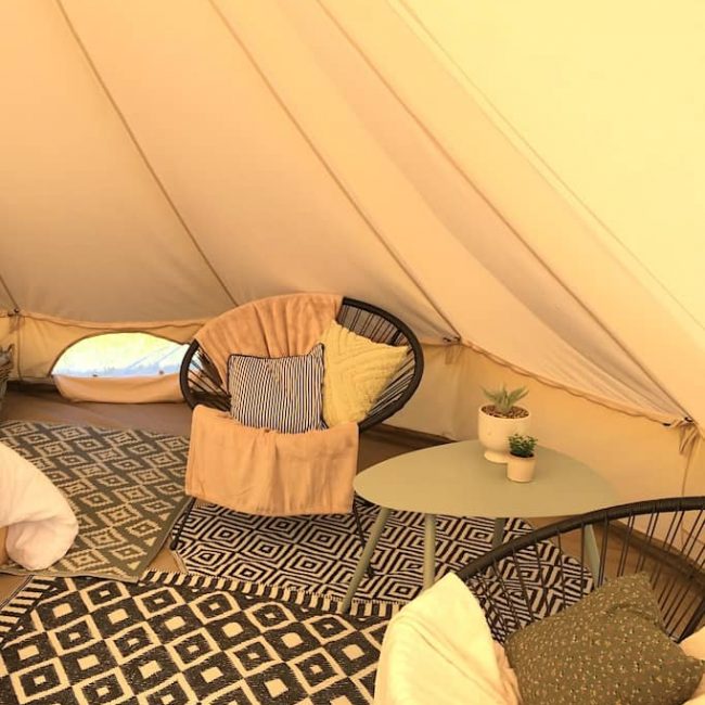 salon de la tente double XL